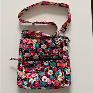Waverly Quilted Multicolor Floral Crossbody Purse